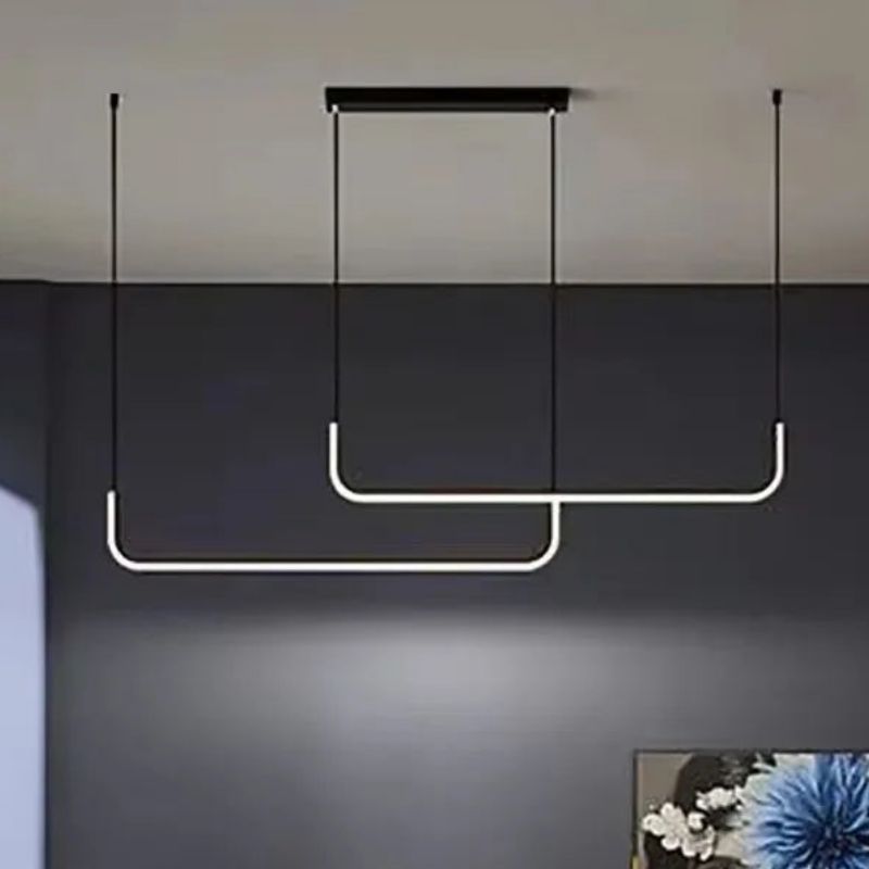 Lustre Pendente Moderno Lume Arc