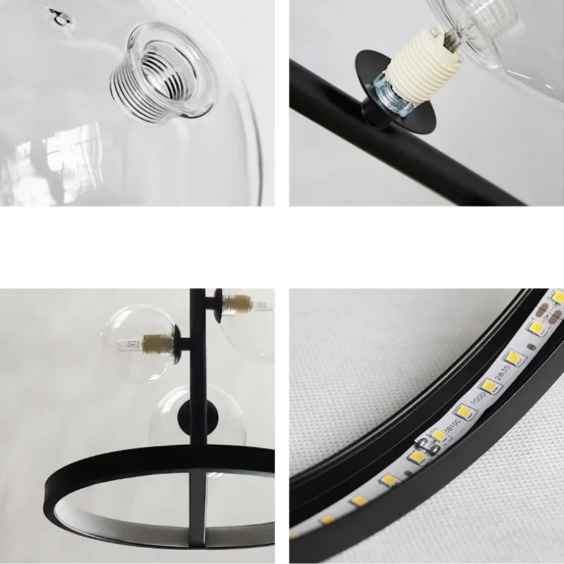 Lustre Pendente Solaris LED - 7 Lâmpadas Led - 90cm