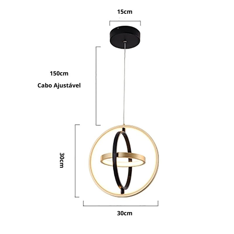 Lustre Pendente Prisma Pivot