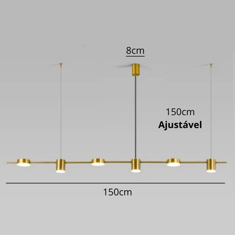 Lustre Pendente Arcus Led