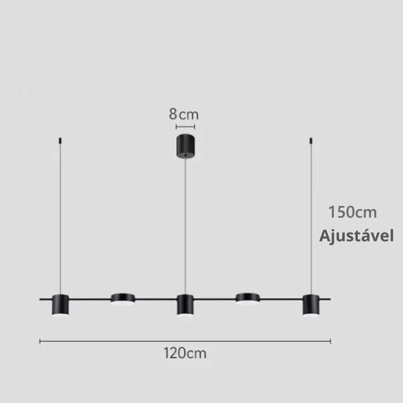 Lustre Pendente Arcus Led