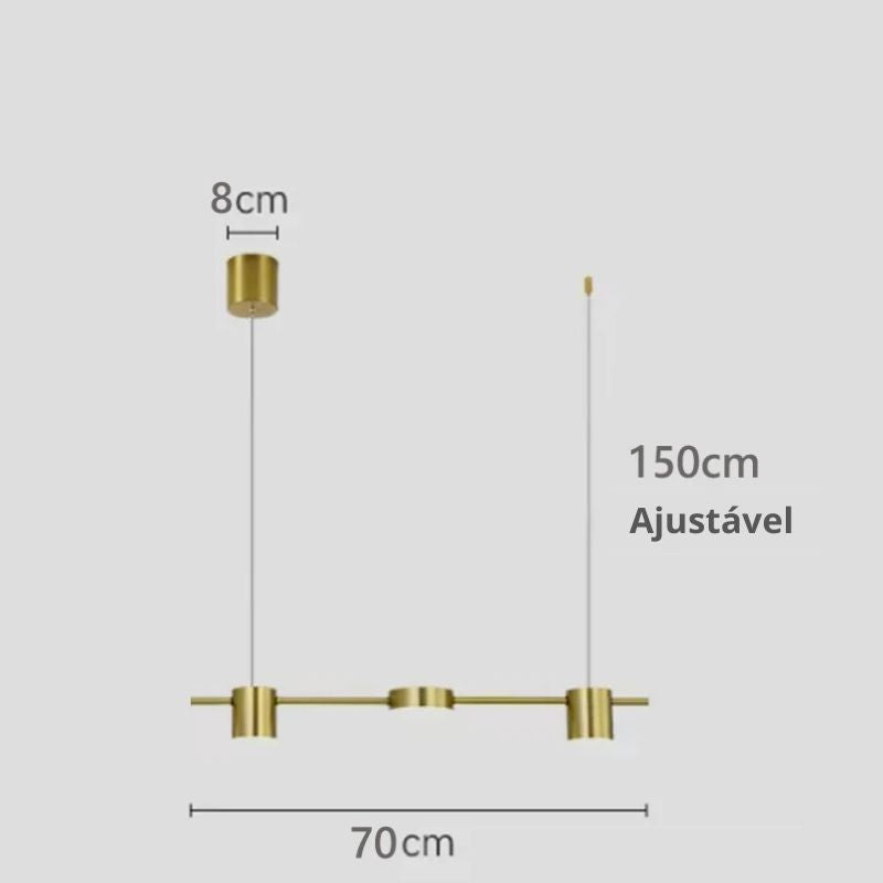 Lustre Pendente Arcus Led