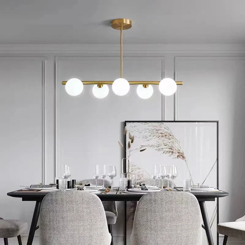 Lustre Pendente Polaris Beam - 5 Lâmpadas