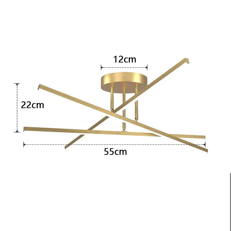Lustre Luminária Nordic Beam