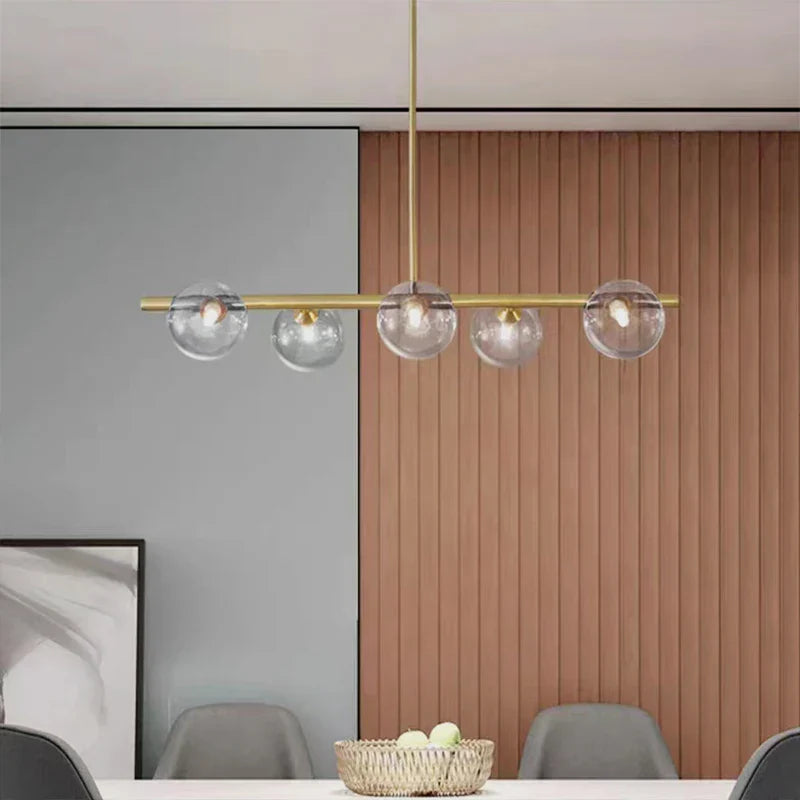 Lustre Pendente Polaris Beam - 5 Lâmpadas